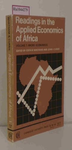 Bild des Verkufers fr Readings in the applied Economics of Africa. Vol. 1: Micro-Economics. zum Verkauf von ralfs-buecherkiste