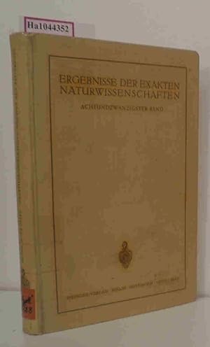 Seller image for Ergebnisse der Exakten Naturwissenschaften. Band 28. for sale by ralfs-buecherkiste