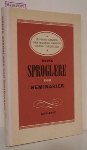Seller image for Dansk Sproglaere for Seminarier. for sale by ralfs-buecherkiste