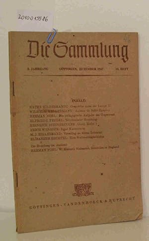 Seller image for Die Sammlung 2.Jahrgang, 12.Heft for sale by ralfs-buecherkiste