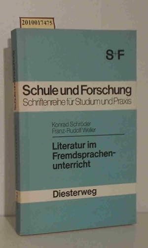 Seller image for Schule und Forschung, Literatur im Fremdsprachenunterricht for sale by ralfs-buecherkiste