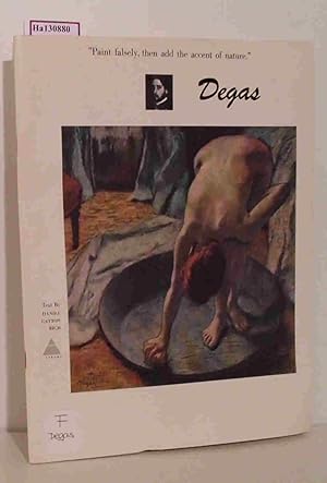 Image du vendeur pour Degas. Text by Daniel Catton Rich. mis en vente par ralfs-buecherkiste