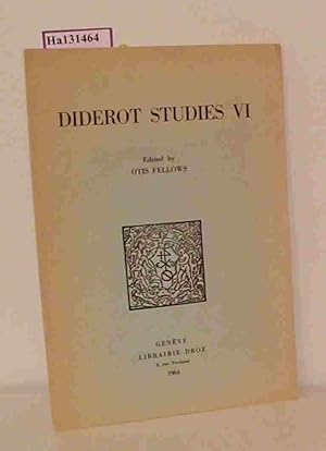 Seller image for Diderot, l'Encyclopediste. (= Reprinted from: Diderot Studies VI). for sale by ralfs-buecherkiste