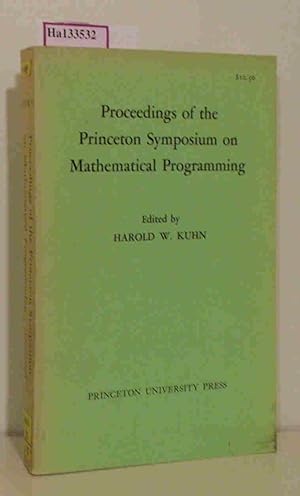 Immagine del venditore per Proceedings of the Princeton Symposium on Mathematical Programming. venduto da ralfs-buecherkiste