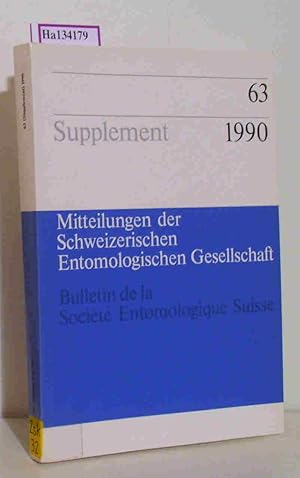 Seller image for Taxonomic studies on Neotropical species of seven genera of Drosophilidae (Diptera). (= Mitteilungen der Schweizerischen Entomologischen Gesellschaft / Bulletin de la Societe Entomologique Suisse. Vol. 63, Supplement, 1990). for sale by ralfs-buecherkiste