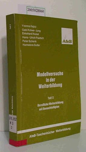 Seller image for Modellversuche in der Weiterbildung Teil 2 for sale by ralfs-buecherkiste