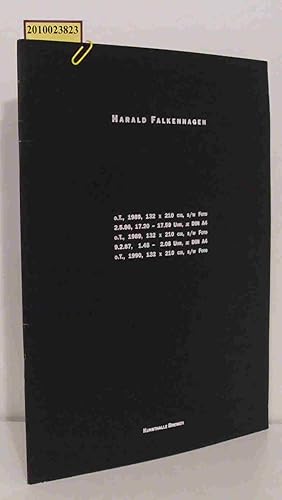 Bild des Verkufers fr Harald Falkenhagen - Interferenzen, Kunsthalle Bremen, 27.1. - 10.3.1991 zum Verkauf von ralfs-buecherkiste