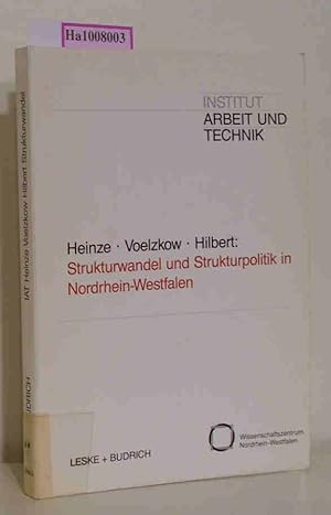 Bild des Verkufers fr Strukturwandel und Strukturpolitik in Nordrhein-Westfalen - Entwicklungstrends und Forschungsperspektiven Schriften des Instituts Arbeit und Technik Band 3 zum Verkauf von ralfs-buecherkiste