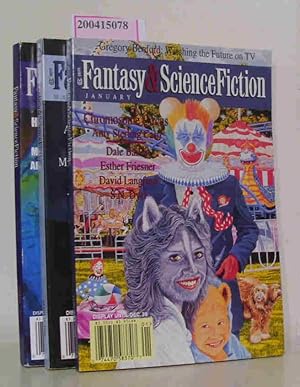 Fantasy & Science Fiction January, March, April 2000