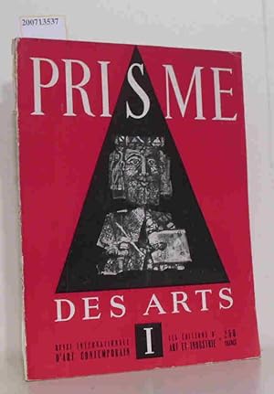 Bild des Verkufers fr Prisme des Arts. Revue Internationale d'Art Contemporain 1, 15 mars 1956. Les ditions d'Art et Industrie zum Verkauf von ralfs-buecherkiste