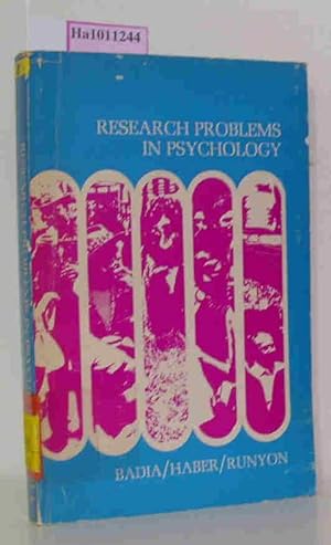 Seller image for Research Problems in Psychology. for sale by ralfs-buecherkiste