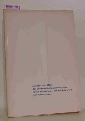 Immagine del venditore per Jahresbericht 1966 der Sachverstndigenkommission fr die Verwaltungs- und Gebietsreform in Niedersachsen. venduto da ralfs-buecherkiste