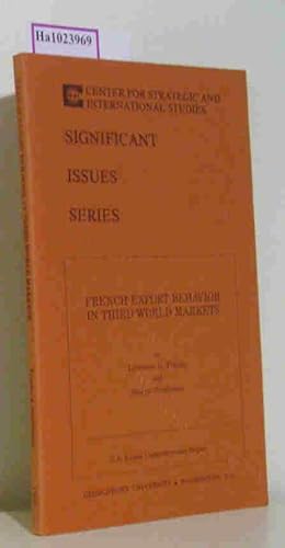 Image du vendeur pour French Export Behavior in third World Markets. ( = Significant Issues Series, II, 6) . mis en vente par ralfs-buecherkiste