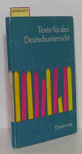 Bild des Verkufers fr Texte fr den Deutschunterricht. Geschichten fr das 6. Schuljahr. von Anna Krger zum Verkauf von ralfs-buecherkiste