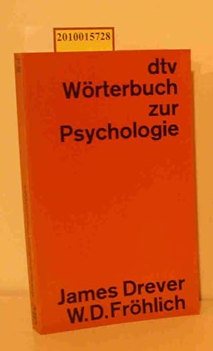 Immagine del venditore per dtv-Wrterbuch zur Psychologie venduto da ralfs-buecherkiste