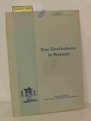 Imagen del vendedor de Das Goethehaus in Weimar a la venta por ralfs-buecherkiste