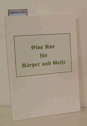 Imagen del vendedor de Eine Kur fr Krper und Geist a la venta por ralfs-buecherkiste