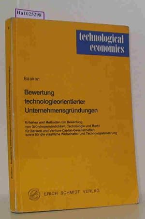 Seller image for Bewertung technologieorientierter Unternehmensgrndungen. for sale by ralfs-buecherkiste