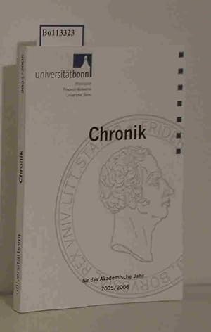 Universität Bonn Chronik für das Akademische Jahr 2005/2006