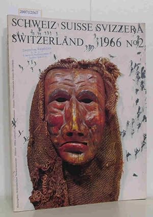 Imagen del vendedor de Schweiz Suisse Svizzera Switzerland Nr. 2 - 1966 Offizielle Reisezeitschrift a la venta por ralfs-buecherkiste