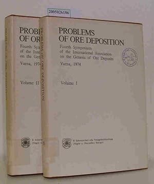 Bild des Verkufers fr Problems of Ore Deposition Fourth Symposium of the International Association on the Genesis of Ore Deposits, Varna, 1974. Vol. 1: Volcanogenous Ore Deposits. Vol. 2: Mineral Parageneses and Tectonics of Ore Deposits. 2 Vols. zum Verkauf von ralfs-buecherkiste