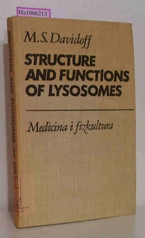 Immagine del venditore per Structure and Functions of Lysosomes Medicina i Fizkultura venduto da ralfs-buecherkiste