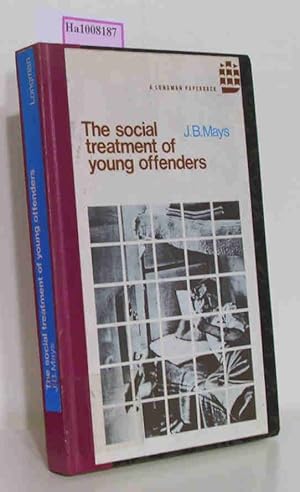 Bild des Verkufers fr The social treatment of young offenders - A Reader. zum Verkauf von ralfs-buecherkiste