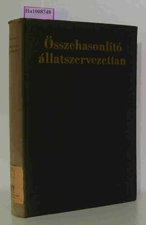 Seller image for sszehasonlito allatszervezettan Band 1 for sale by ralfs-buecherkiste