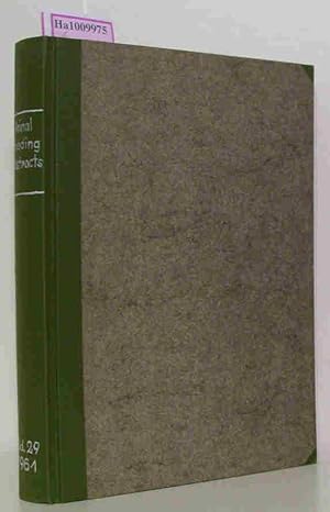Bild des Verkufers fr Animal Breeding Abstracts - Compiled from world Literature Volume Twenty-Nine 1961 zum Verkauf von ralfs-buecherkiste