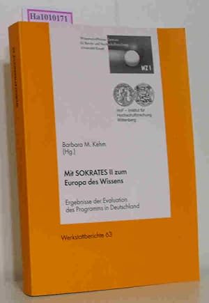 Bild des Verkufers fr Mit SOKRATES II zum Europa des Wissens - Ergebnisse der Evaluation des Programms in Deutschland. Werkstattberichte - Band 63 zum Verkauf von ralfs-buecherkiste