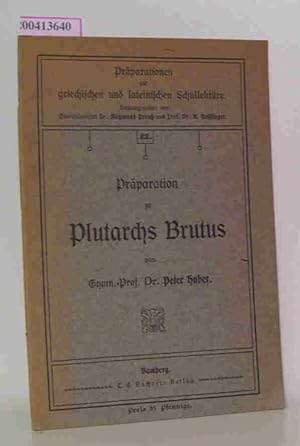 Präparation zu Plutarchs Brutus