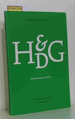 Bild des Verkufers fr Hes & De Graaf Publishers General Catalogue 2003-2004 zum Verkauf von ralfs-buecherkiste