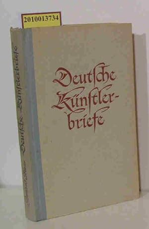 Bild des Verkufers fr Deutsche Knstlerbriefe des 19. Jahrhunderts Briefe, Tagebuchbltter, Bekenntnisse / Hrsg. von Gerhard Peters zum Verkauf von ralfs-buecherkiste