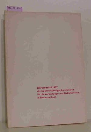Immagine del venditore per Jahresbericht 1967 der Sachverstndigenkommission fr die Verwaltungs- und Gebietsreform in Niedersachsen. venduto da ralfs-buecherkiste