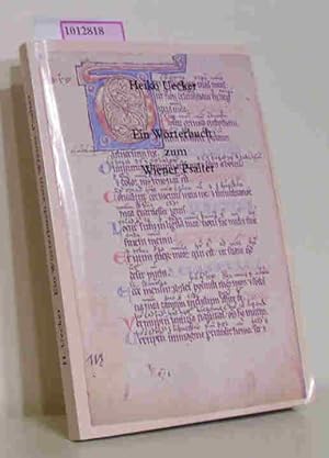 Bild des Verkäufers für Ein Wörterbuch zum Wiener Psalter. zum Verkauf von ralfs-buecherkiste