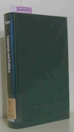 Bild des Verkufers fr Language and Politics. (=Contributions to the Sociology of Language, vol 10). zum Verkauf von ralfs-buecherkiste