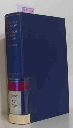 Bild des Verkufers fr Documents and Speeches on Commonwealth Affairs 1952-1962. zum Verkauf von ralfs-buecherkiste