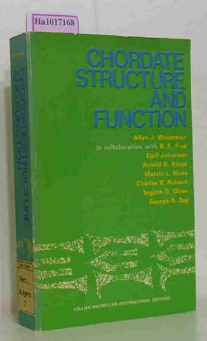 Image du vendeur pour Chordate structure and function. mis en vente par ralfs-buecherkiste