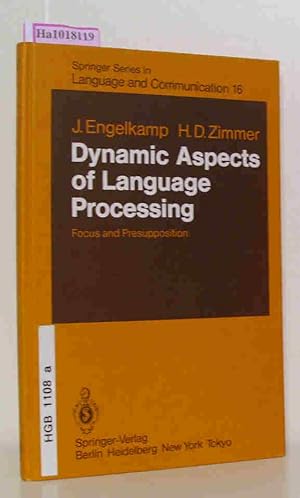 Imagen del vendedor de Dynamic Aspects of Language Processing. Focus and Presupposition. a la venta por ralfs-buecherkiste