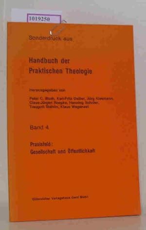 Bild des Verkufers fr Aufgaben der Kirchenleitung. / Institutionen der Kirchenleitung. (= Sonderdruck aus: Handbuch der Praktischen Theologie, Bd. 4, Praxisfeld: Gesellschaft und ffentlichkeit). zum Verkauf von ralfs-buecherkiste