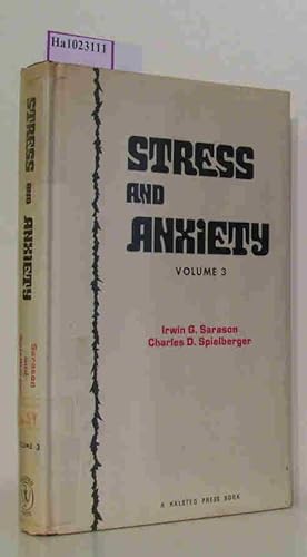 Bild des Verkufers fr Stress and Anxiety. Vol. 3 ( The Series in Clinical and Community Psychology) . zum Verkauf von ralfs-buecherkiste