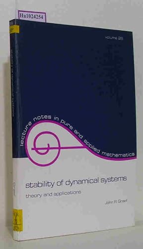 Seller image for Stability of Dynamical Systems Theory and Applications. Proceedings of the National Science Foundation Conference, Board of Mathematical Sciences, Regional Conference, at Mississippi State University. (=Lecture Notes in Pure and Applied Mathematics, 28) for sale by ralfs-buecherkiste
