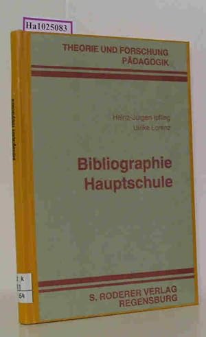 Seller image for Bibliographie Hauptschule for sale by ralfs-buecherkiste