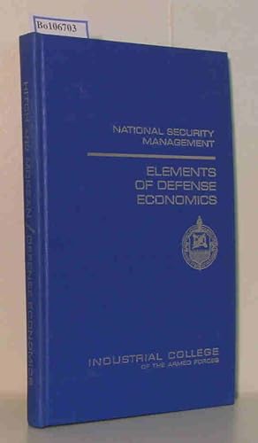 Seller image for National Security Management: Elements of Defense Economics for sale by ralfs-buecherkiste