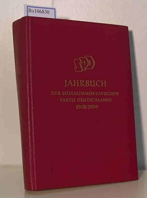 Bild des Verkufers fr Jahrbuch der Sozialdemokratischen Partei Deutschlands 1958/59 zum Verkauf von ralfs-buecherkiste