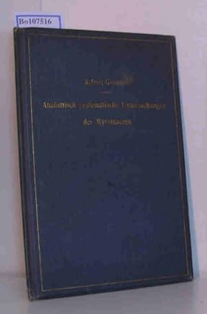 Immagine del venditore per Anatomisch-systematische Untersuchungen der Myrsinaceen. Inaugural-Dissertation zur Erlangung der Doktorw�rde der Hohen Philosophischen Fakult�t der Kgl. Preu�ischen vereinigten Friedrichs-Universit�t Halle-Wittenberg. venduto da ralfs-buecherkiste