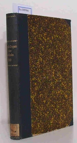 Bild des Verkufers fr Bibliographie der Biochemie und Biophysik I. Jahr 1910 (Central-Organ der Medizin 1910) zum Verkauf von ralfs-buecherkiste