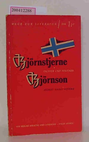 Bild des Verkufers fr Bjrnstjerne Bjrnson Dichter und Politiker zum Verkauf von ralfs-buecherkiste