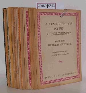 Münchner Lesebogen, 31 Hefte Heft 3, 6, 9, 11, 13, 15, 18, 23, 25-26, 28-30, 33-34, 38, 41-42, 49...