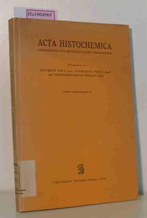 Bild des Verkufers fr Die Anwendung von Enzymen und chemischen Agentien in der histochemischen Methodik / Verhandlungen der Arbeitsgemeinschaft fr Histochemie auf dem VI. Symposium in Kiel vom 22. bis 24. Oktober 1959 Acta Histochemica, Supplementband II zum Verkauf von ralfs-buecherkiste